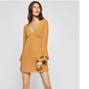 NWT BCBG BCBGeneration Gold Tan Dress